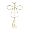 thumbnail image 1 of Eliaeconx Christmas Tree Topper, Crystal Angel Tree Topper, Light Up Star Decor, Shimmering Holiday Decoration, Battery Operated Feature, for Christmas Tree Top Decor, Gold, 1 of 7