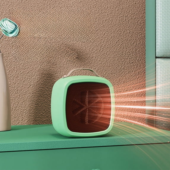 Eliaeconx Desktop Heater, Small Portable Heater, Fast Heating Personal Heater, for Office Dorm Room Home Use, Energy Efficient Appliance, Green