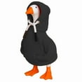 thumbnail image 1 of Eliaeconx Goose Figurine with Sweater, Mini Tabletop Goose Statue, Magnetic Decorative Goose with Keychain, Cute Animal Decor, for Home Desk, Office Accessories, Black, 1 of 5