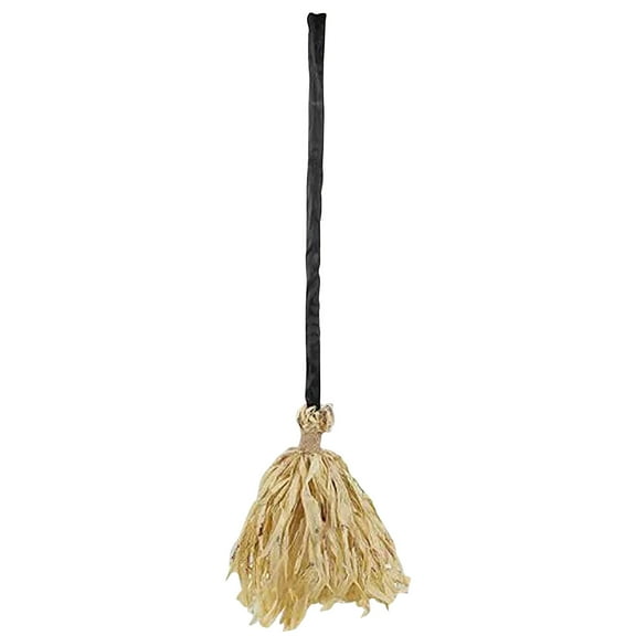 Eliaeconx Halloween Animated Broom Light, Moving Decoration with Sound Effects, Dancing Witch Broomstick, for Indoor Halloween Decor