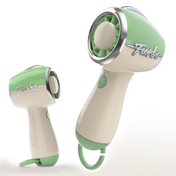 Eliaeconx Handheld Fan, Rechargeable Mini Portable Turbo Fan, High Velocity Small Fan for Office Study Travel and Home