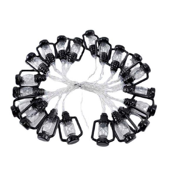 Eliaeconx LED String Lights, 20 LED Battery Operated Maple Leaf Vine Lights, 10 Feet Outdoor Waterproof Fairy Lights, for Party, Wedding, Garden, and Courtyard Decoration, Black