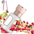 thumbnail image 1 of Eliaeconx Portable Blender, 8 Blade Rechargeable Juicer, for Shakes Smoothies and Fruit Juice, USB Charging, Pink, 1 of 7