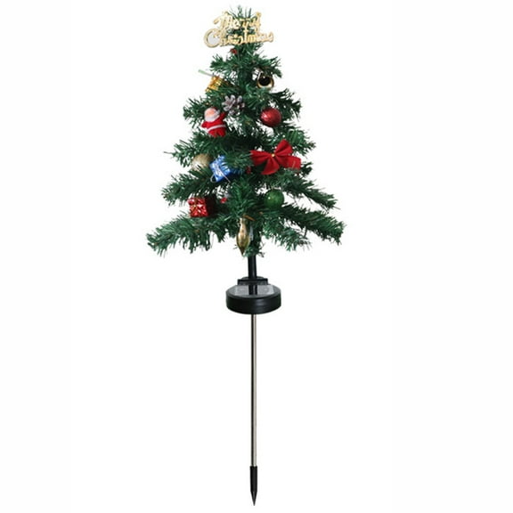 Eliaeconx Solar Christmas Tree Light, 6FT LED Outdoor Decoration, Solar Powered Snowflake Ground Stake, Weatherproof Garden Lights for Yard, Patio, Pathway