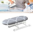 thumbnail image 1 of Eliaeconx Tabletop Ironing Board, Mini Folding Iron Board, Portable Ironing Surface, Non-Slip Cotton Cover, Adjustable Legs, for Home Laundry Room and Travel Use, Gray, 1 of 6