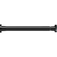 thumbnail image 1 of Eliaeconx Telescopic Curtain Rod, No Drill Tension Shower Rod, Iron Pole for Drying Clothes, Space Optimization for Home, Bathroom, Closet, Black, 1 of 6