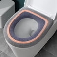 thumbnail image 1 of Eliaeconx Toilet Seat Cushion, Soft Commode Cover, Bathroom Seat Pad, Comfortable Non-Slip Mat for Toilet Seat Protection and Decoration, B, 1 of 1
