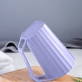 thumbnail image 1 of Eliaeconx Toothbrush Holder, Mouthwash Cup with Handle, Bathroom Storage Cup, High Value Household Wash Cup, Creative Portable Design, for Sink Countertop Organization, Purple, 1 of 7