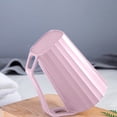 thumbnail image 1 of Eliaeconx Toothbrush Holder, Mouthwash Cup with Handle, Bathroom Storage Cup, High Value Household Wash Cup, Creative Portable Design, for Sink Countertop Organization, Pink, 1 of 7