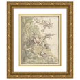 thumbnail image 1 of Elias van Nijmegen 15x18 Gold Ornate Wood Frame and Double Matted Museum Art Print Titled - Apollo and De Muzen on the Parnassus (1677 - 1755), 1 of 4