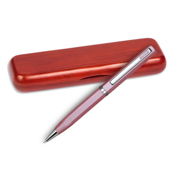 Elica Ball Pen - Pink with Single Gift Box Rosewood