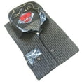 thumbnail image 1 of Elie Balleh Black Solid Textured Boys Button Down Shirt, 1 of 1