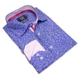 thumbnail image 1 of Elie Balleh Blue Small Floral Print Boy's Button Down Shirt, 1 of 1