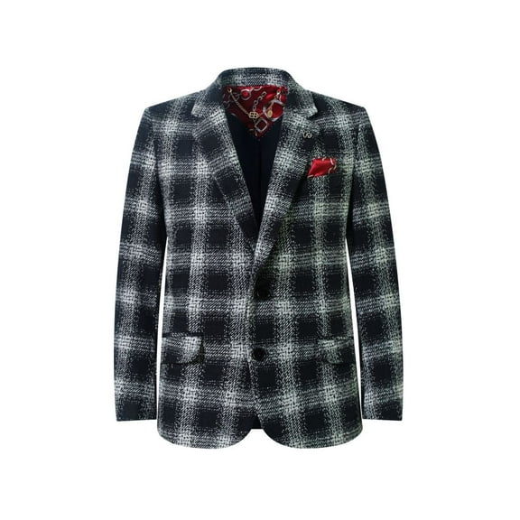 Elie Balleh Boy's Black Blazer Jacket Sport Coat