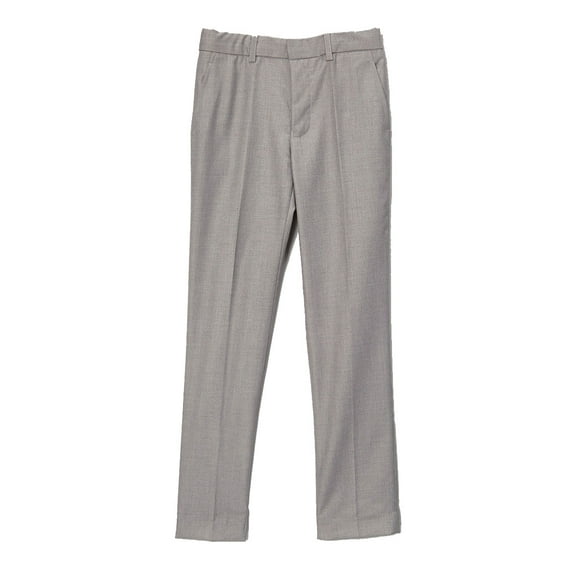 Elie Balleh Boy's Grey Slim Fit Dress Pants Slacks