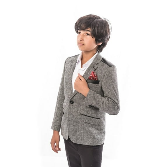 Elie Balleh Brand Boy's Style Slim Fit Jacket/Blazer