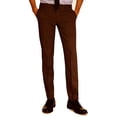 thumbnail image 1 of Elie Balleh Brown Solid Boys Dress Pants Slacks, 1 of 1
