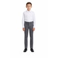 thumbnail image 1 of Elie Balleh Grey Solid Dress Boy's Dress Pants Slacks, 1 of 5