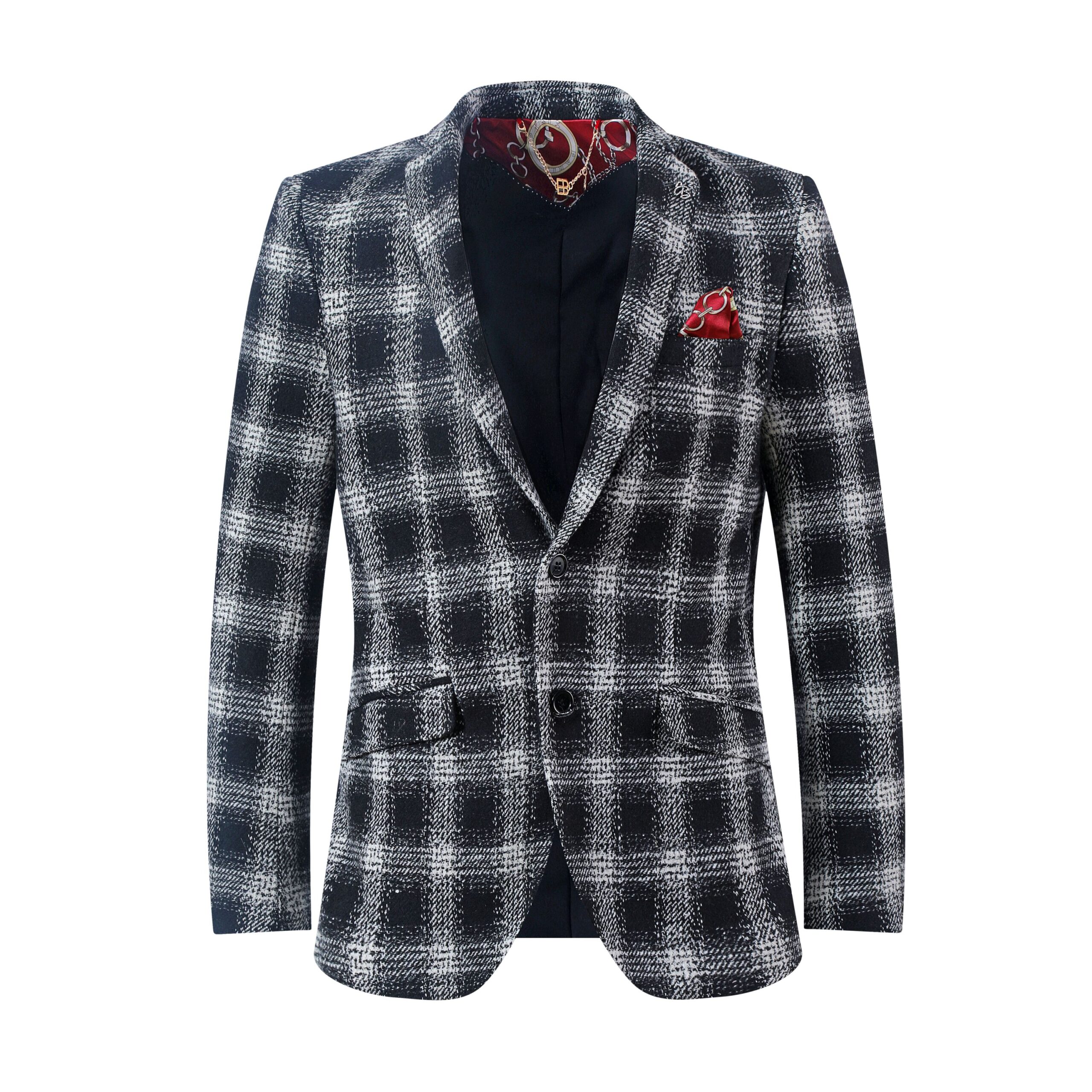 Saco Deportivo Ajustado para Hombre - NEGRO, Talla S/34-36