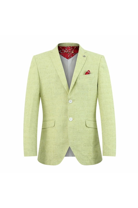 Men's Mint Melange Blazers Sports Coat Jacket