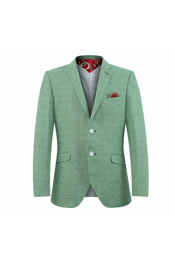 Men's Olive Melange Blazers Sports Coat Jacket