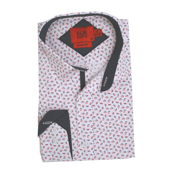 Elie Balleh Red Men's Button Down Shirt