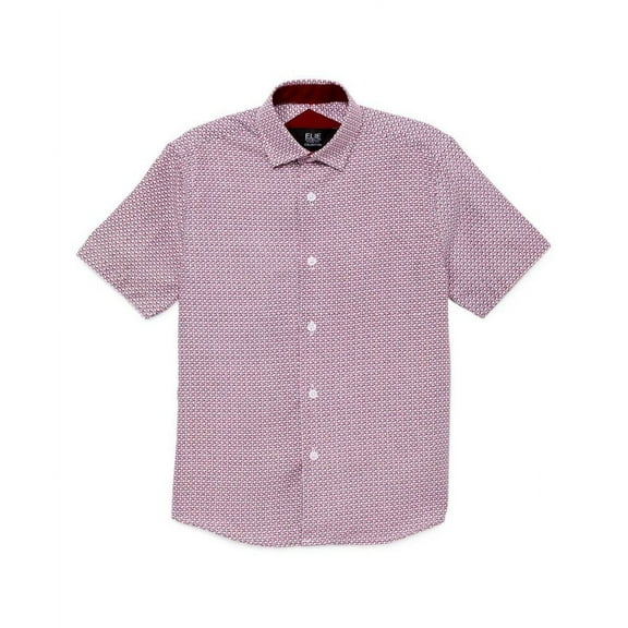 Elie Balleh Short Sleeve Red White Neat