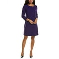 thumbnail image 1 of Elie Tahari womens  Chain Trim Shift Dress, 8, Purple, 1 of 3