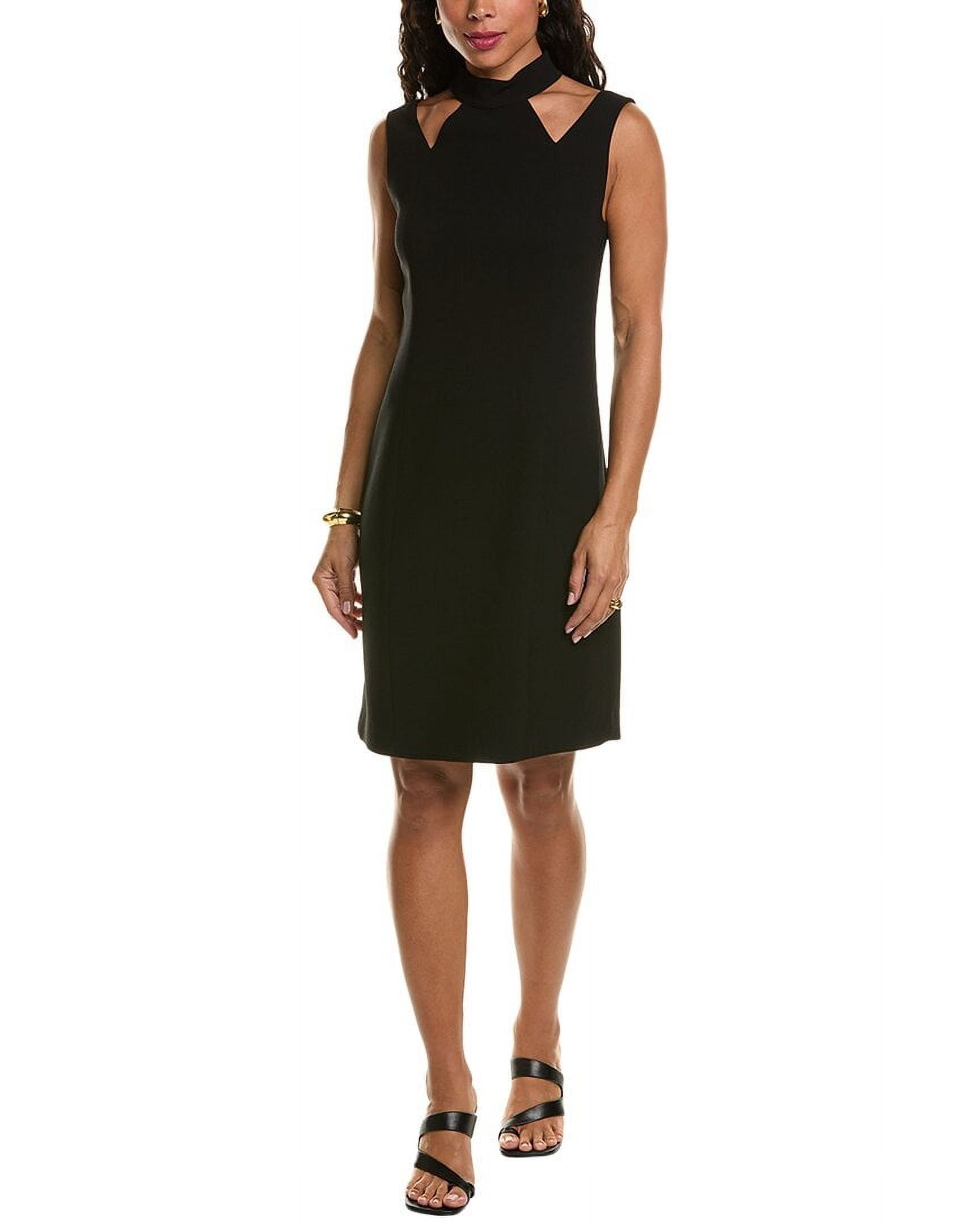 Elie Tahari womens Cutout Sheath Dress, 16, Black - Walmart.com