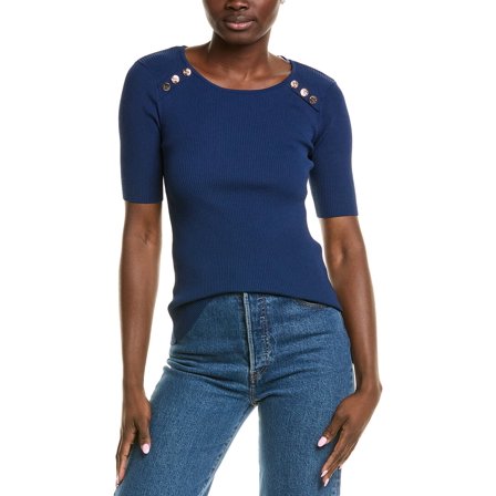 Elie Tahari womens  Gemma Sweater, xs, Blue