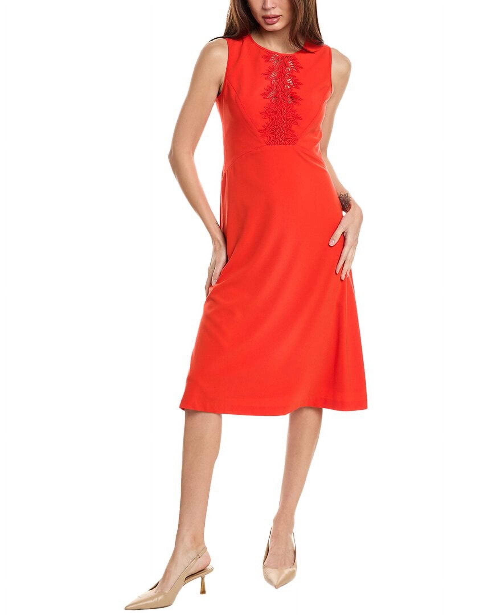 Elie Tahari womens Lace Applique Midi Dress, 6 - Walmart.com Elie Tahari womens Lace Applique Midi Dress, 6 - Walmart.com