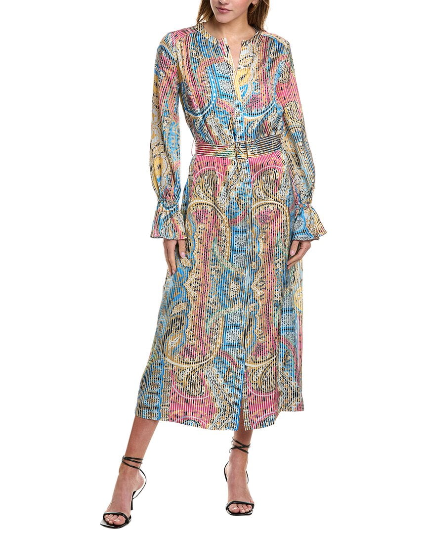 elie tahari shirt dress Silk Satin Dress Black / XS
