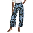 thumbnail image 1 of Elie Tahari womens  Skylar Print Pant, 8, Blue, 1 of 3