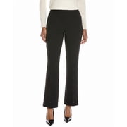 Elie Tahari womens Straight Leg Trouser, 4, Black