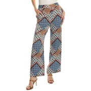 Elie Tahari womens The Andrea Silk-Blend Pant, L