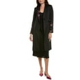 thumbnail image 1 of Elie Tahari womens  The Bailey Embroidered Coat, 12, Black, 1 of 3