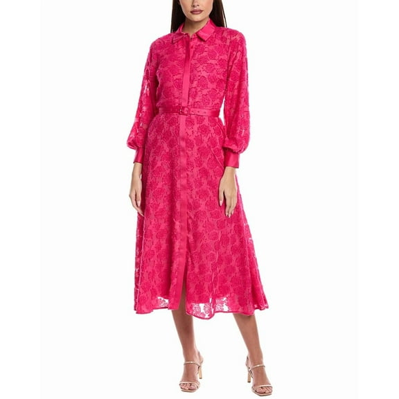 Elie Tahari womens The Kassiani Dress, 10, Pink