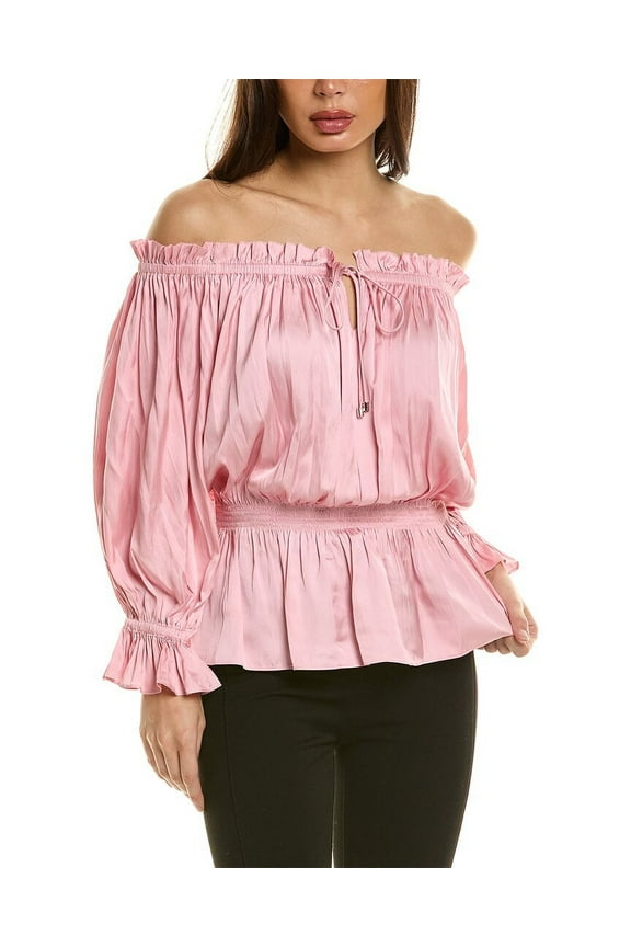 womens The Reilley Blouse, XS, Pink