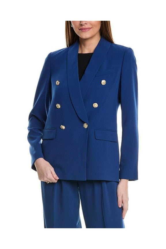 womens The Rita Blazer, 4, Blue