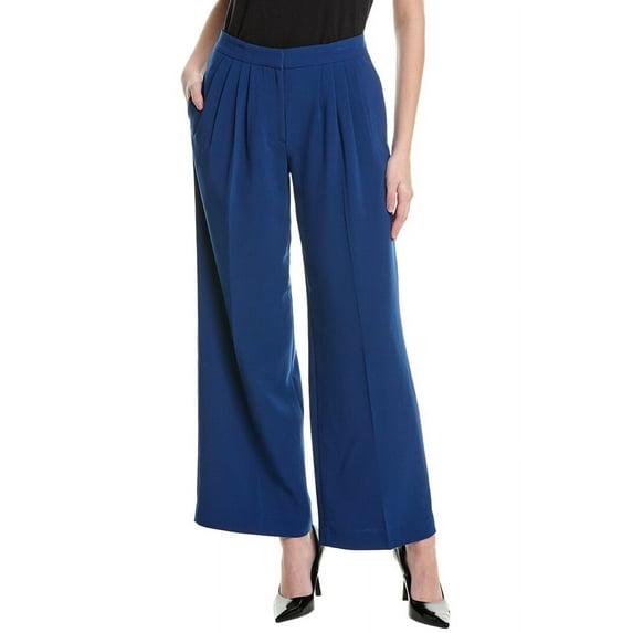 Elie Tahari womens The Rita Pant, 4, Blue