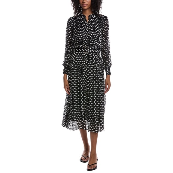 Elie Tahari womens The Rue Dress, 14, Black