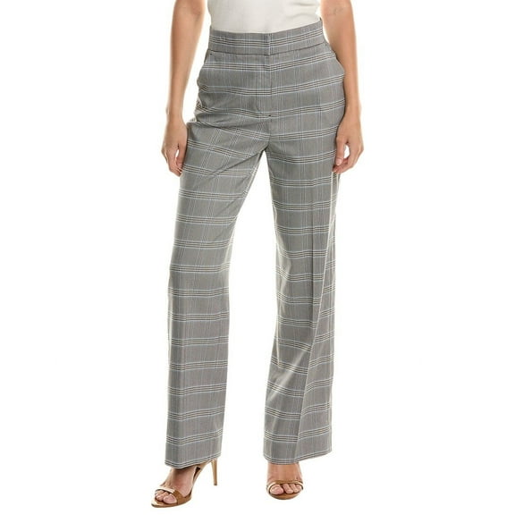 Elie Tahari womens Wide Leg Pant, 12, Grey