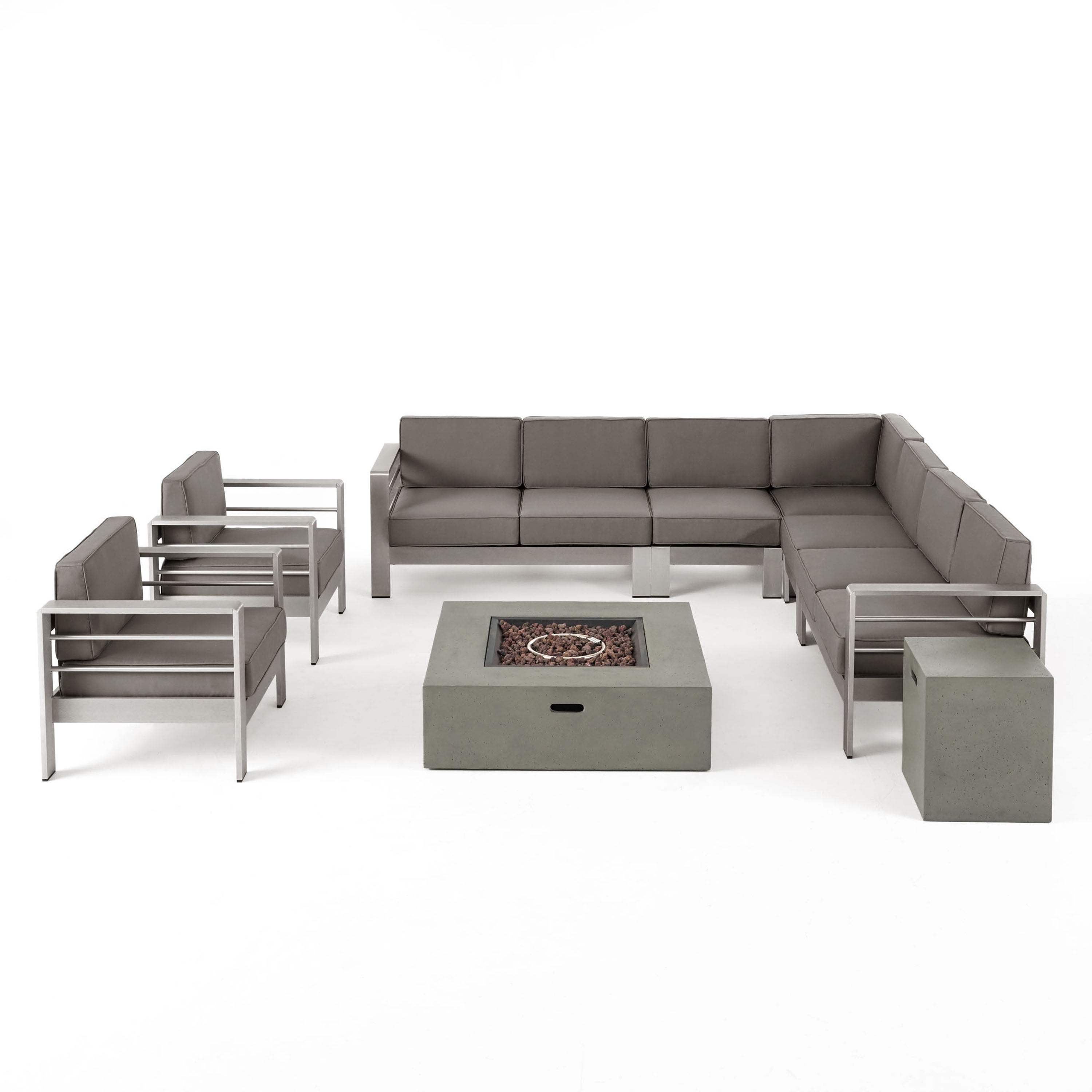 L shape 9 seater sofa set clearance
