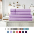 thumbnail image 1 of Elif California King Size Bed Sheets Set Microfiber Machine Washable, Lavender, 1 of 5