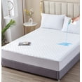 thumbnail image 1 of Elif Mattress Protector Fitted Waterproof Cooling Quilted Cover, Twin, 1 of 6