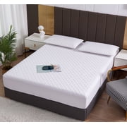 Elif Mattress Protector Waterproof Cooling Quilted Cover, Queen