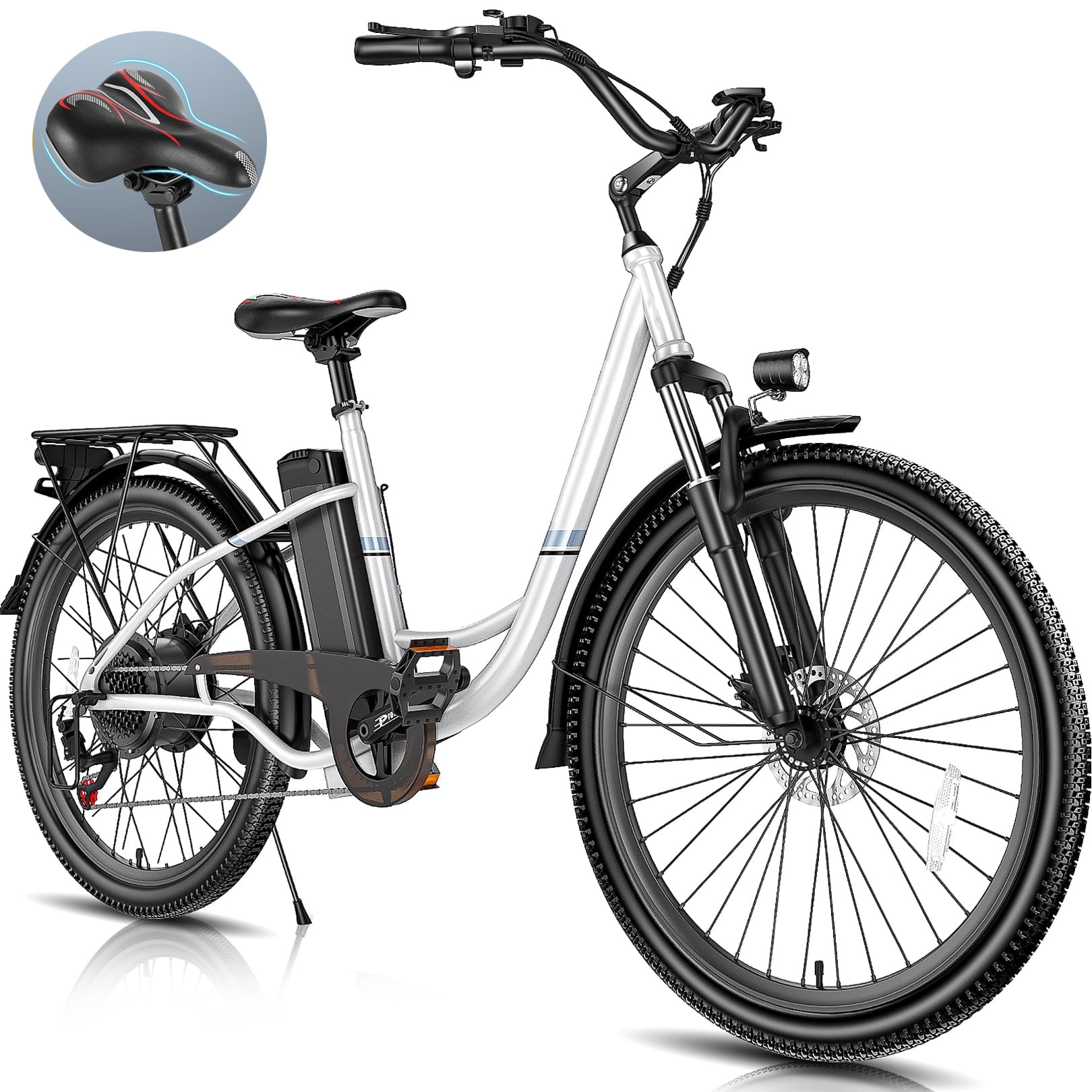 Elife cruiser cheap 21sp electric bike
