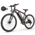 thumbnail image 1 of Elifine 26" Electric Bike for Adults 350W Electric Mountain Bike with 36V 10.4Ah Removable Battery, LCD, Lockable Suspension Fork, 5 Riding Modes, 21 Speed Commuter Ebike, UL2849, 1 of 9