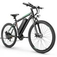 thumbnail image 1 of Elifine 27.5" Electric Mountain Bike for Adult 500W Electric Bicycle with 48V 10.4Ah Long-Lasting Battery, LCD, Lockable Suspension Fork, 5 Riding Modes, 21 Speed Mountain Ebike, UL2849, 1 of 9