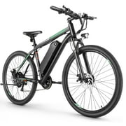Elifine 27.5 Electric Mountain Bike for Adult 500W Electric Bicycle with 48V 10.4Ah Long-Lasting Battery, LCD, Lockable Suspension Fork, 5 Riding Modes, 21 Speed Mountain Ebike, UL2849